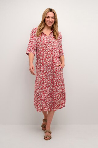 Kaffe Dress 'Solvej' in Red: front