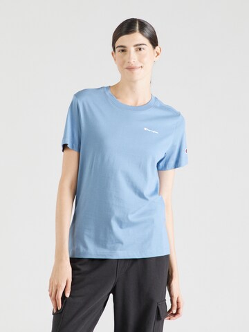 T-shirt Champion Authentic Athletic Apparel en bleu : devant