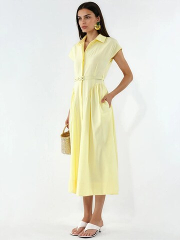 Busem Dress 'Midi' in Yellow