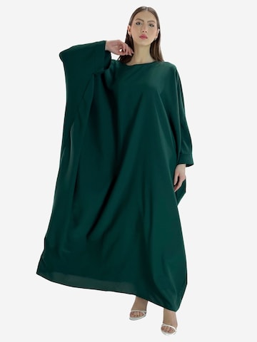 Elara Kleid in Grün: Vorderseite