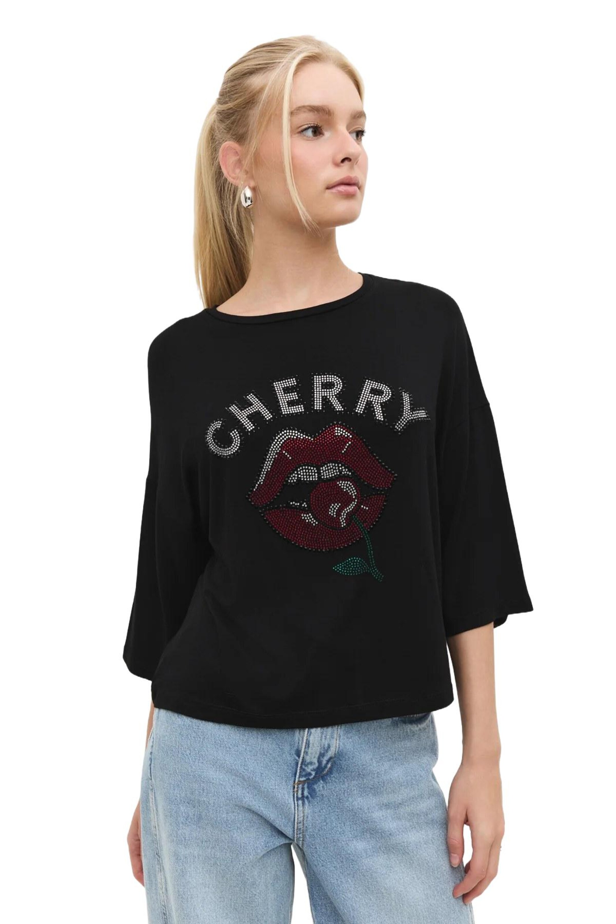 No Matter What Shirt in Zwart: voorkant