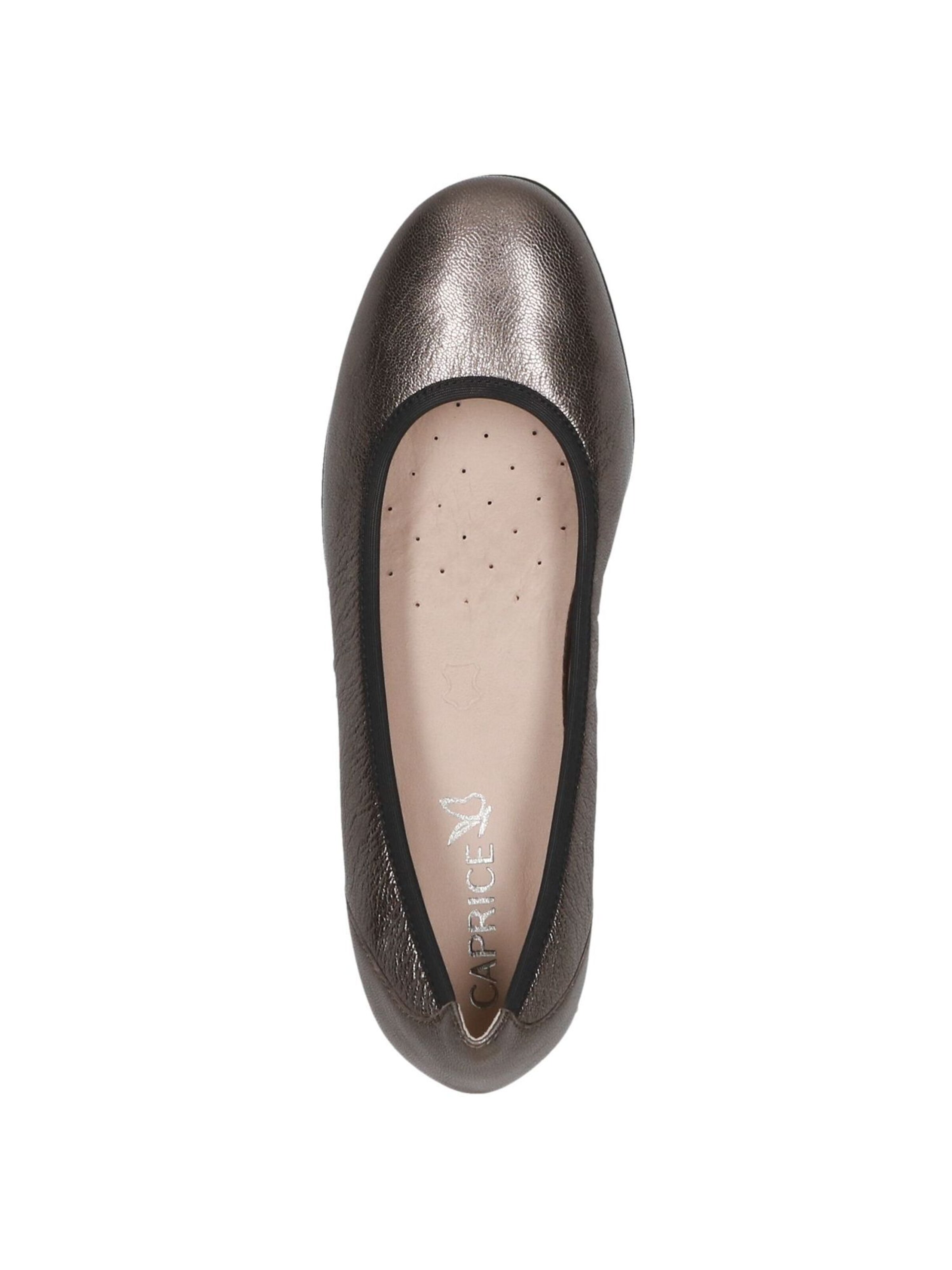 CAPRICE Ballet Flats in Silver