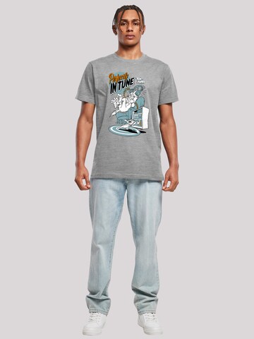 T-Shirt 'Tom und Jerry Perfectly In Tune' F4NT4STIC en gris