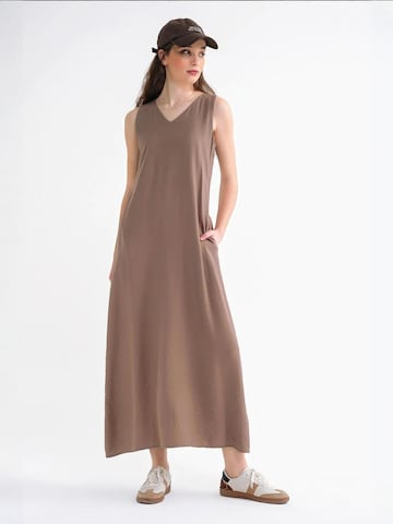 Robe d’été MixRay en marron