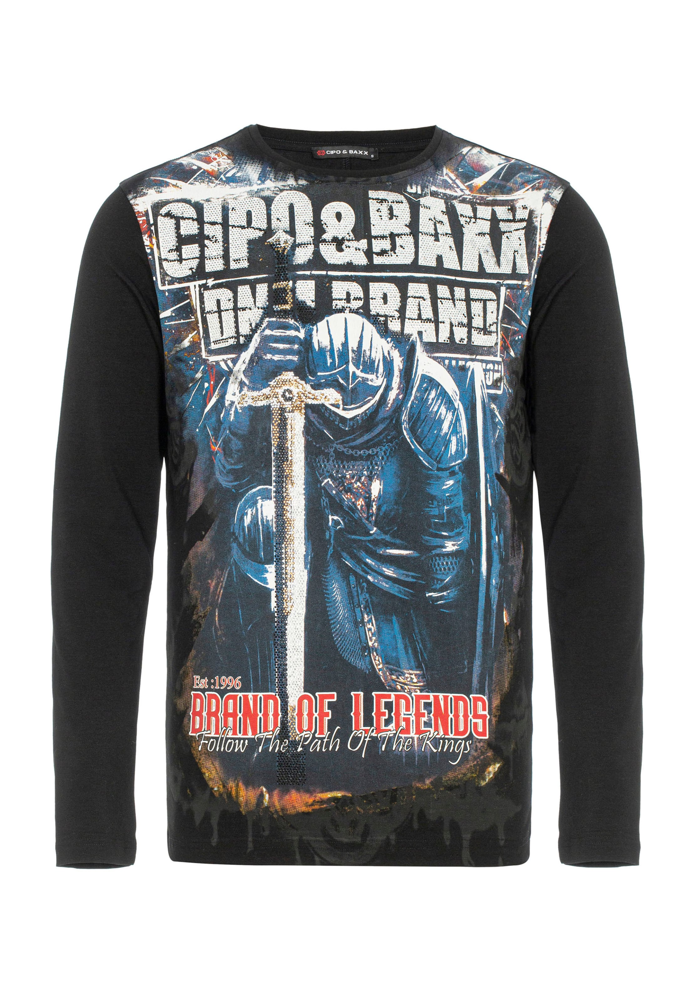 CIPO & BAXX Shirt in Black: front