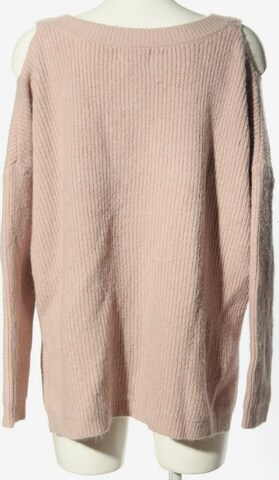 silver & gold Oversized Pullover M in Beige