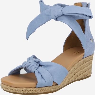 UGG Сандали с каишка 'YARROW' в опушено синьо, Преглед на продукта