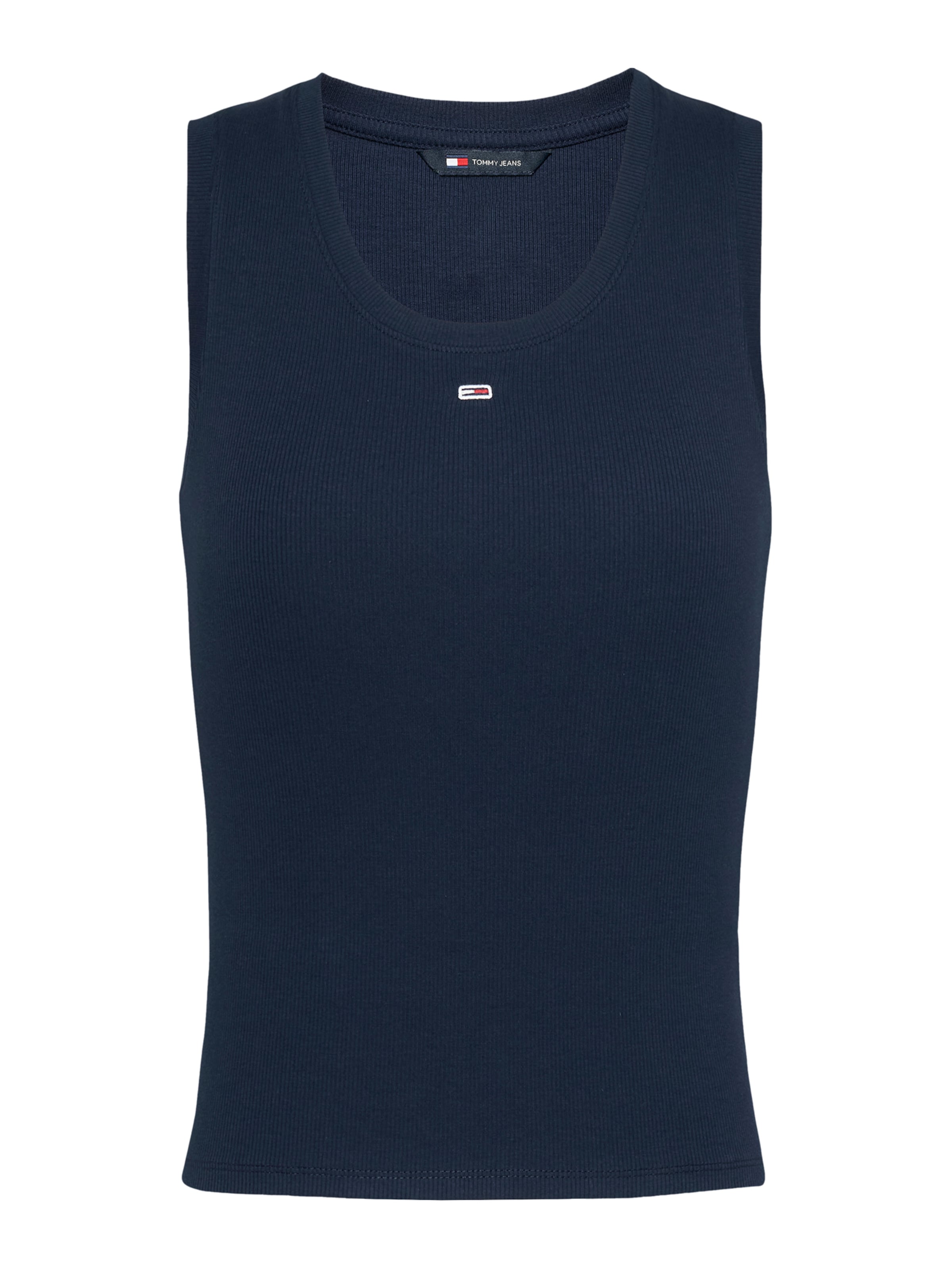 Tommy Jeans Topp 'Essential', värv sinine: eest vaates