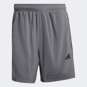 ADIDAS PERFORMANCE Regular Workout Pants 'Essentials' in Grey