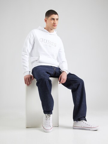 Felpa 'BEAU' di GUESS in bianco