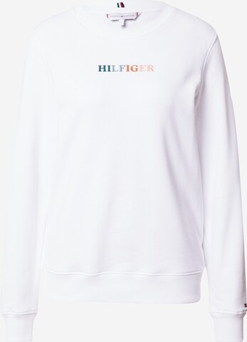 TOMMY HILFIGER Sweatshirt in Weiß: predná strana