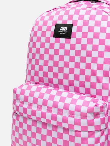 VANS Backpack 'VANS OLD SKOOL CHECK ZAINO' in Pink