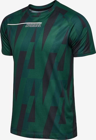 T-Shirt fonctionnel 'Court' Hummel en vert