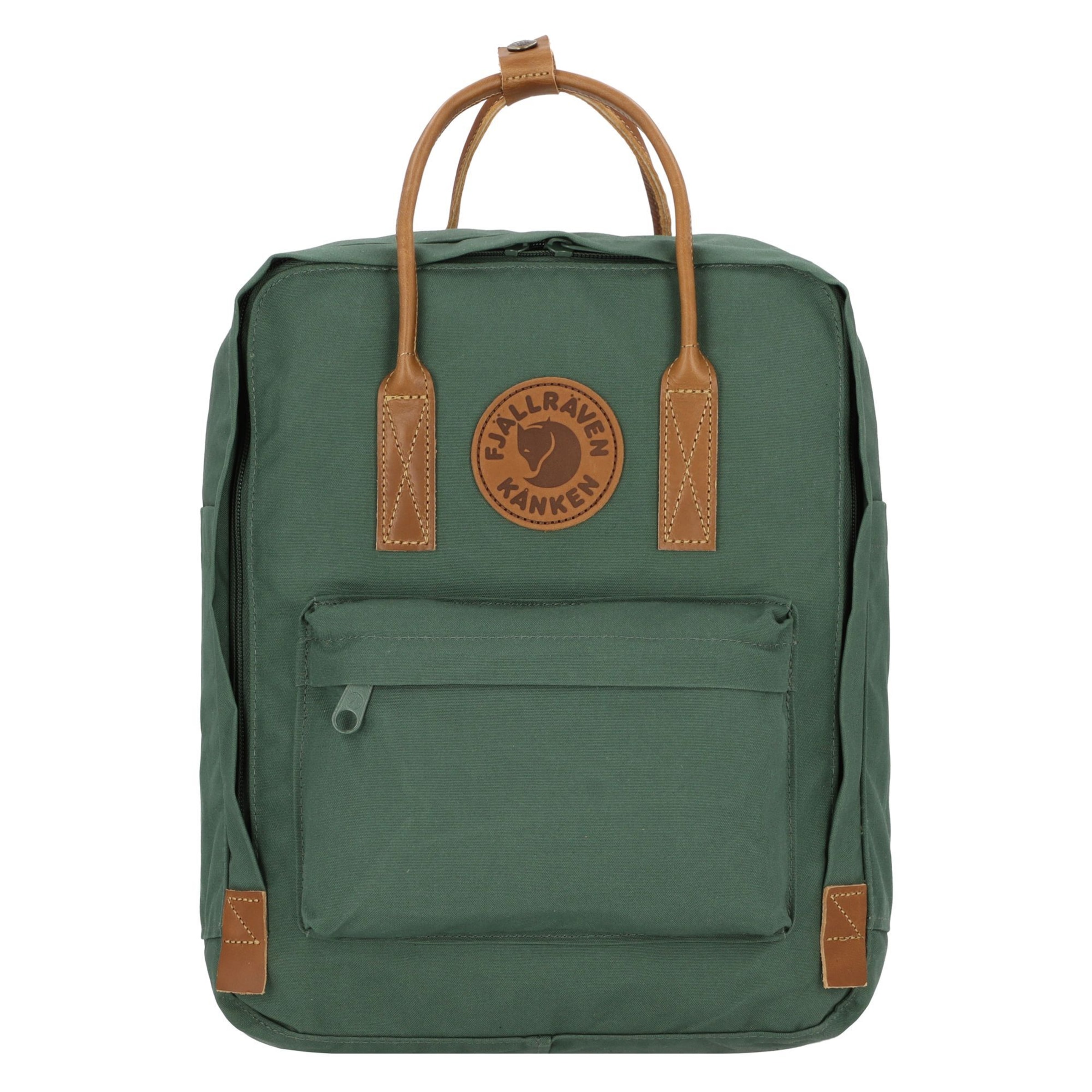 Zaino 'Kanken No.2' di Fjällräven in verde: frontale