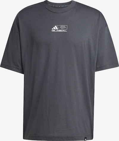 Sportiniai marškinėliai iš ADIDAS PERFORMANCE, spalva – juoda / balkšva, Prekių apžvalga