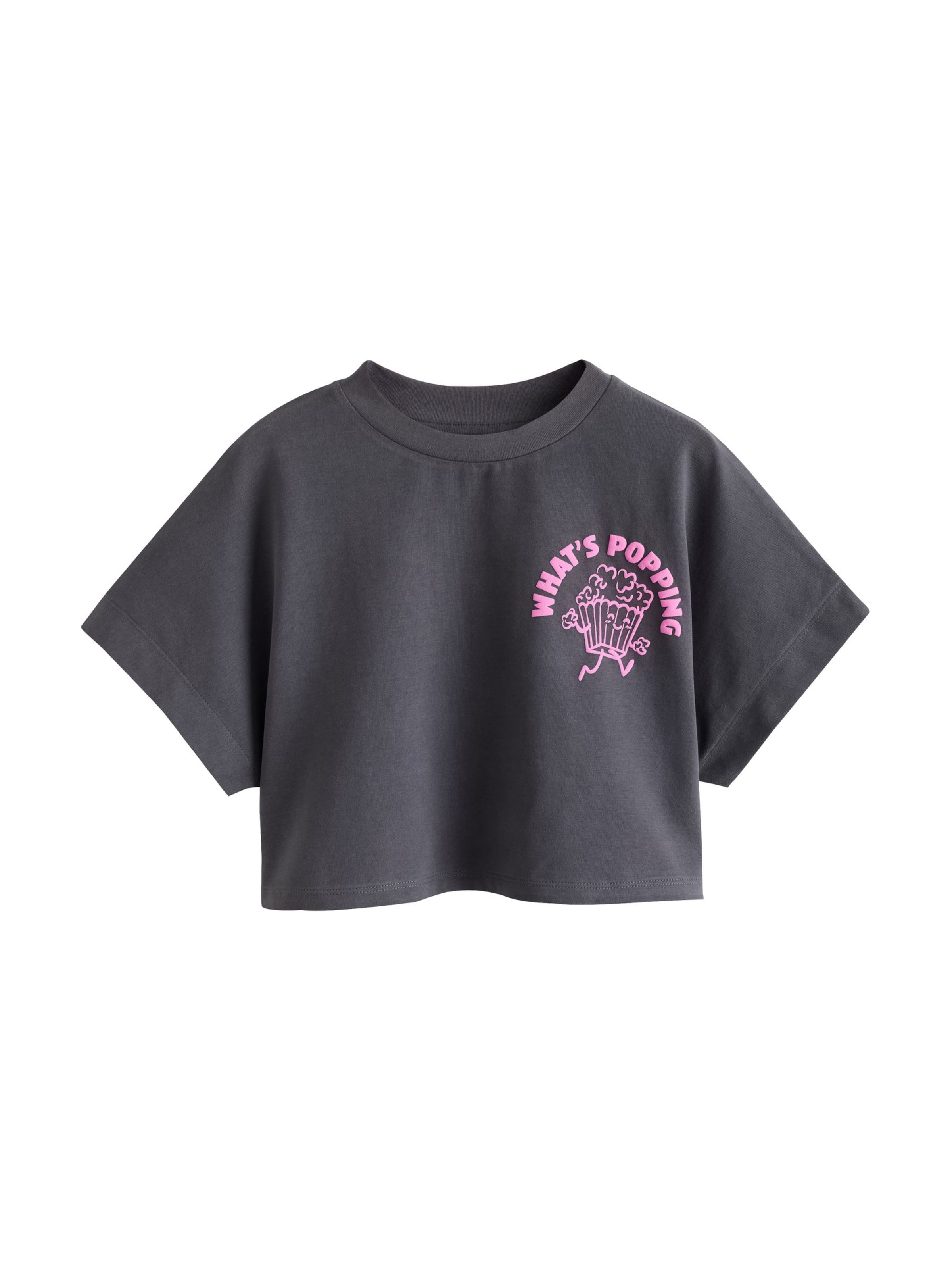 T-Shirt Next en gris : devant