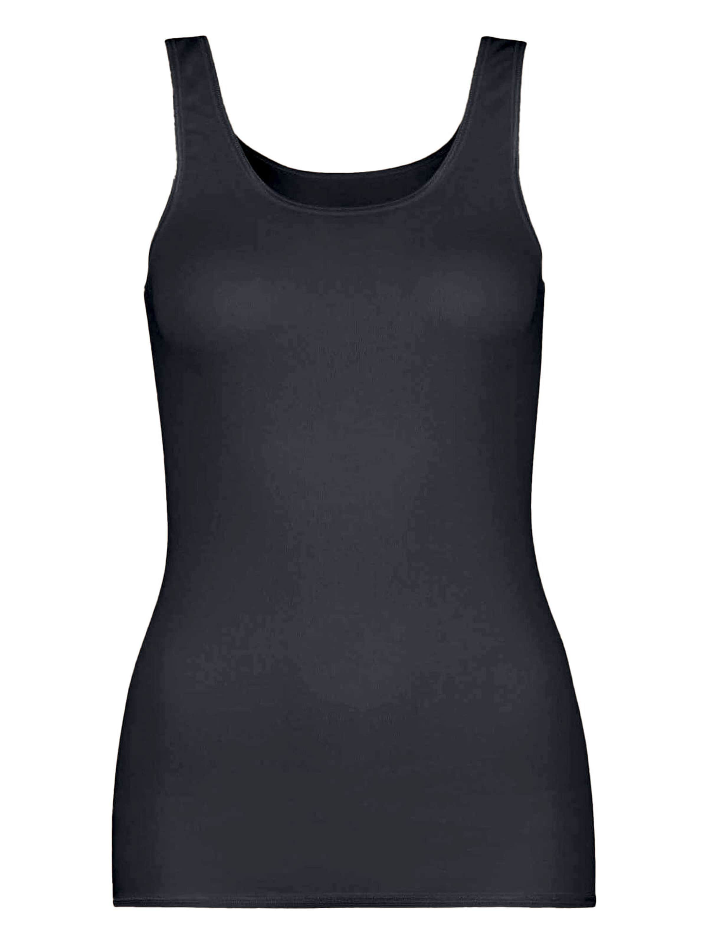 Nina von C. Undershirt 'Pure' in Black: front