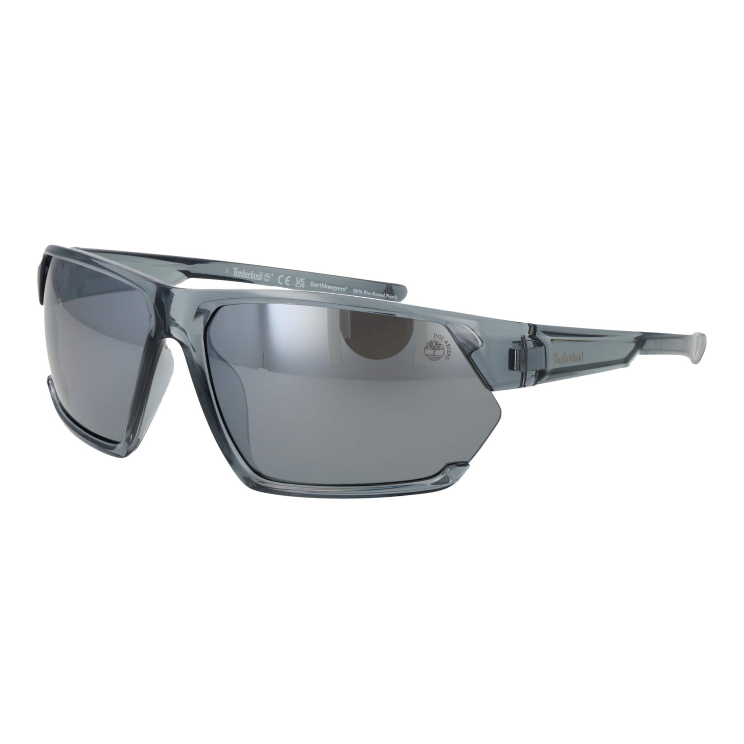 TIMBERLAND Sportsonnenbrille in Grau: Vorderseite