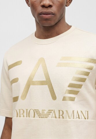 EA7 Emporio Armani Funkcionalna majica | bela barva: sprednja stran