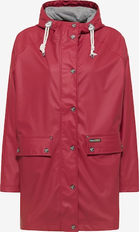Schmuddelwedda Between-seasons coat in Red: front