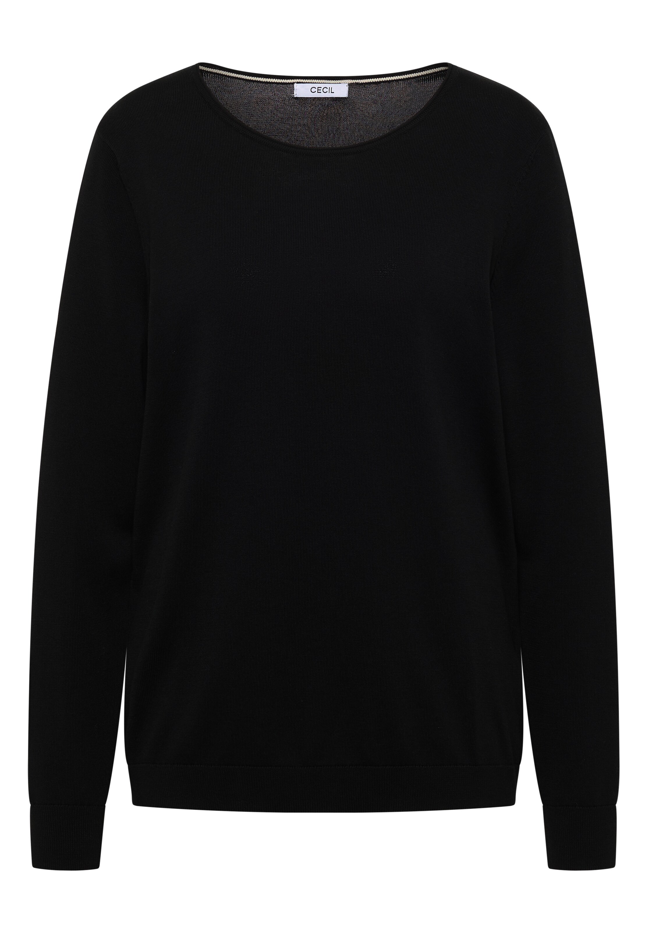 CECIL Pullover in Schwarz: Vorderseite