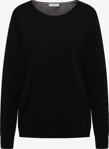 CECIL Pullover in Schwarz: Vorderseite