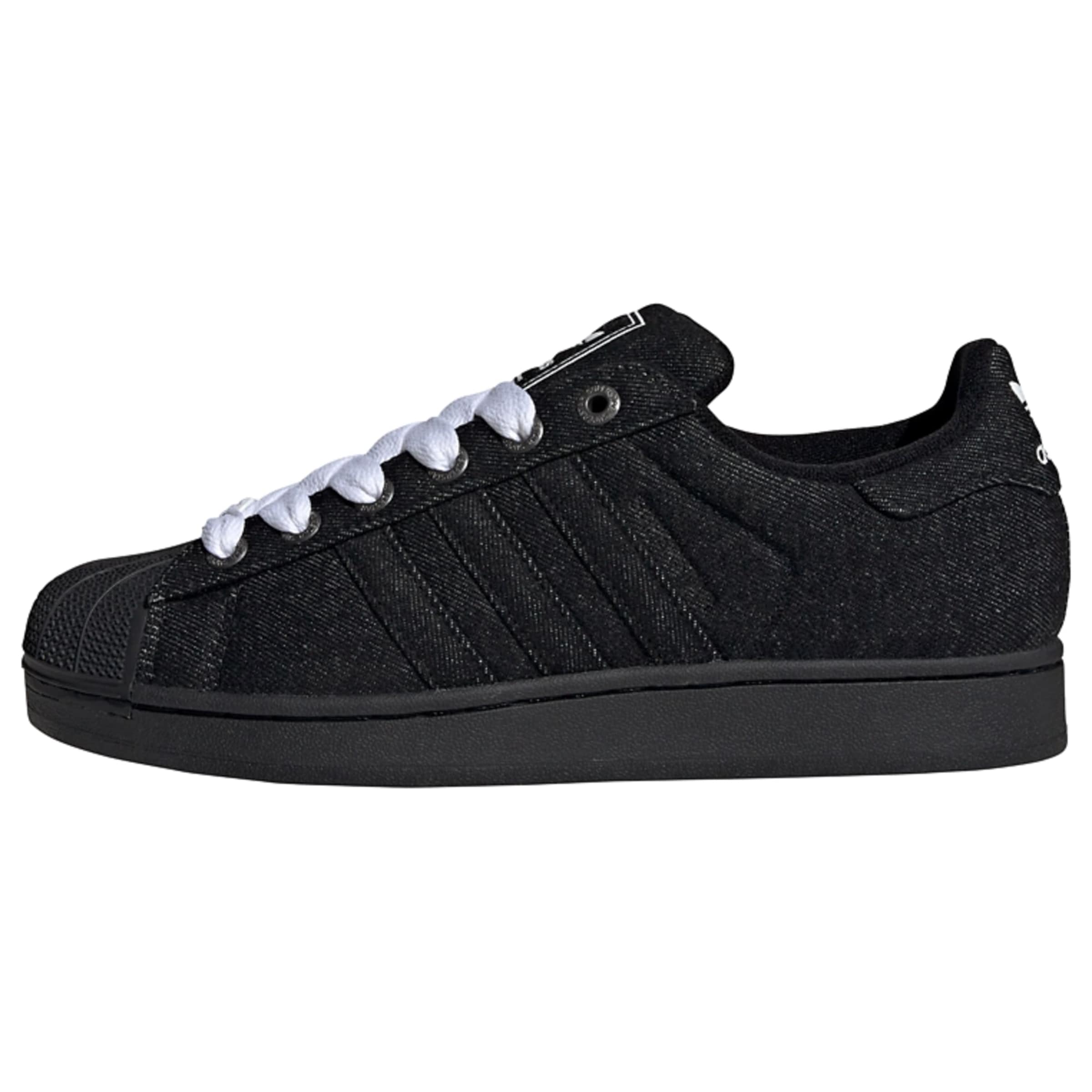 ADIDAS ORIGINALS Platform trainers 'Superstar II' in Black: front