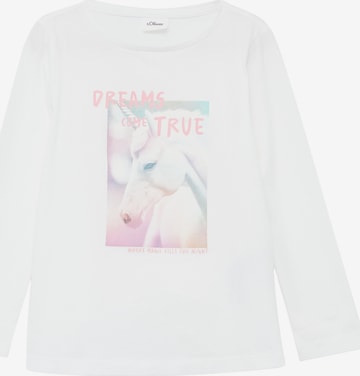 s.Oliver Shirt in White: front