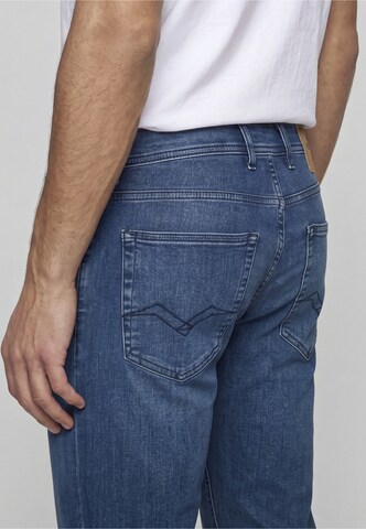 Regular Jean REPLAY en bleu : derrière