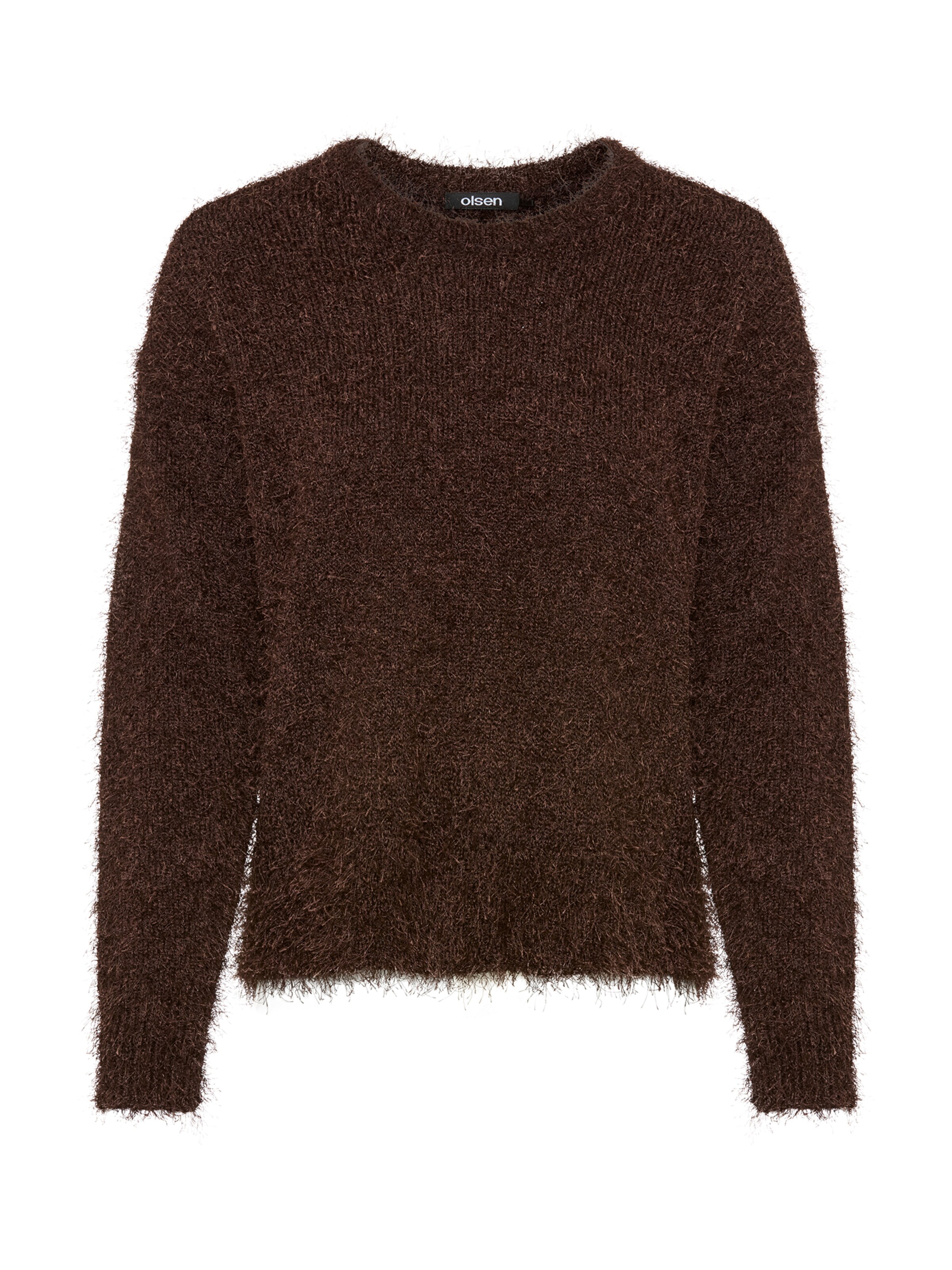 Olsen Sweater 'Henny' in Brown: front