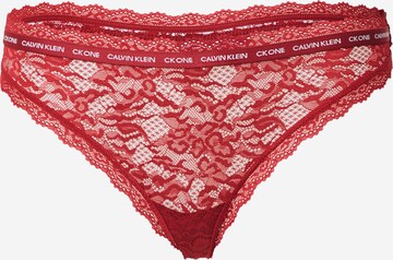 Slip de la Calvin Klein Underwear pe roșu: față