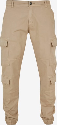 Urban Classics Tapered Cargohose in Beige: predná strana