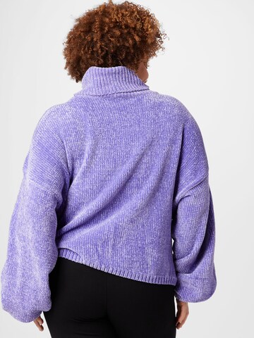 Urban Classics Sweater in Purple