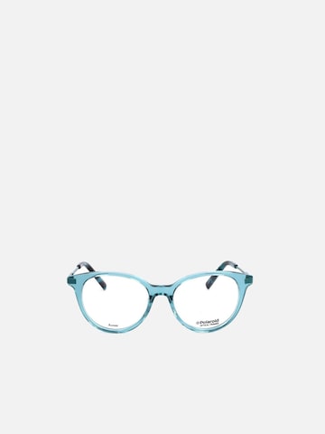 Lunettes de soleil Polaroid en bleu : devant