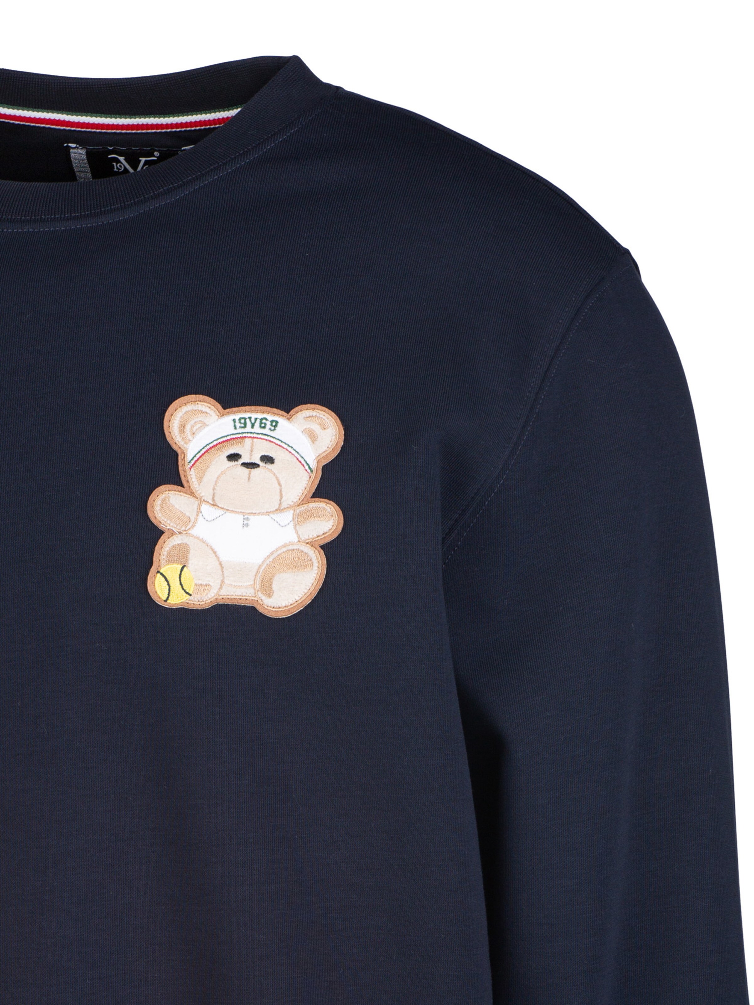 19V69 ITALIA Majica 'Nico' | modra barva