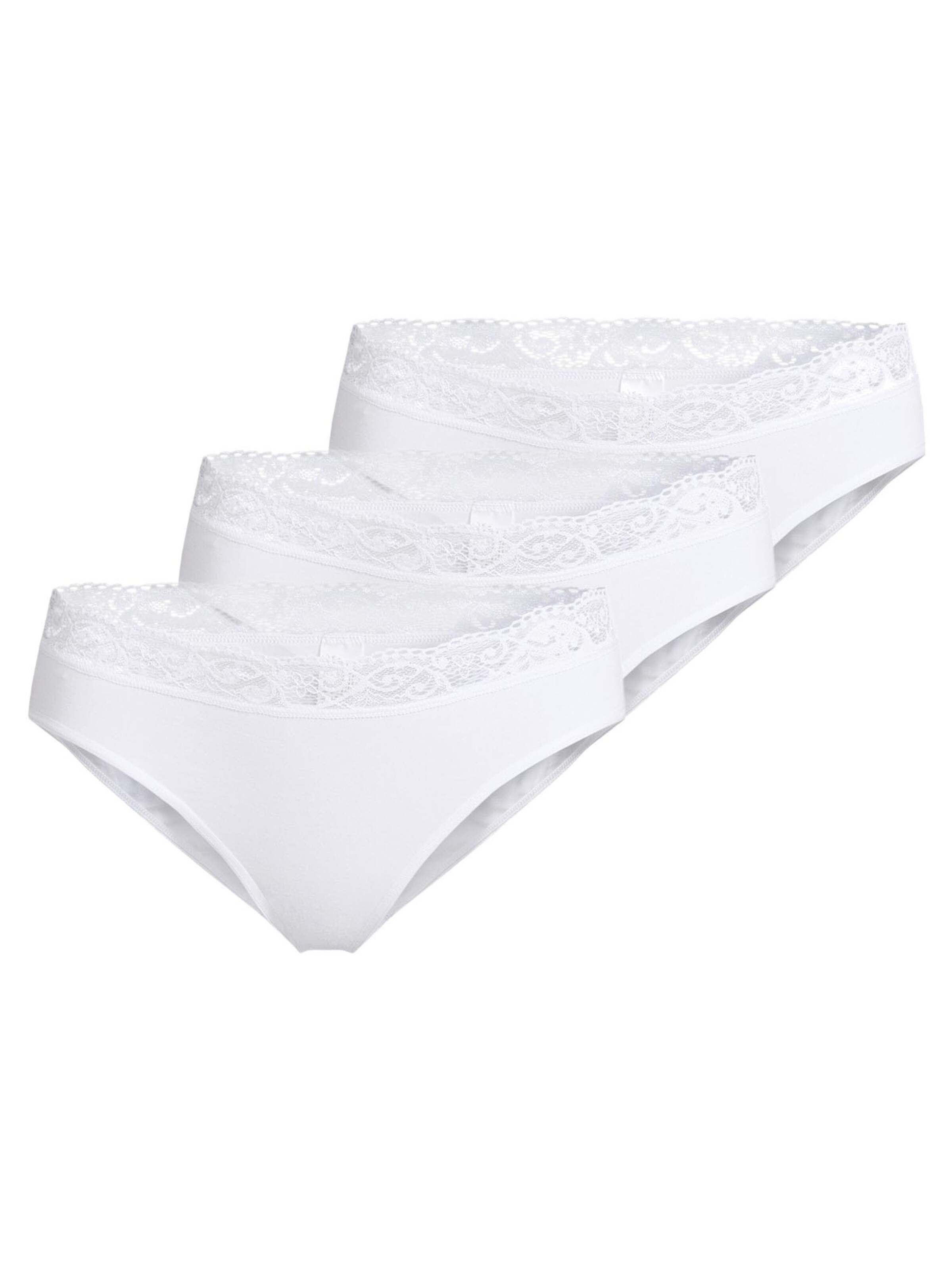 Nina von C. Panty 'Slipboutique' in White: front