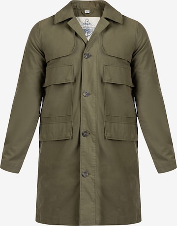 DreiMaster Vintage Ανοιξιάτικο και φθινοπωρινό παλτό σε πράσινο: μπροστά