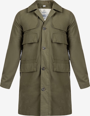 Manteau mi-saison DreiMaster Vintage en vert : devant