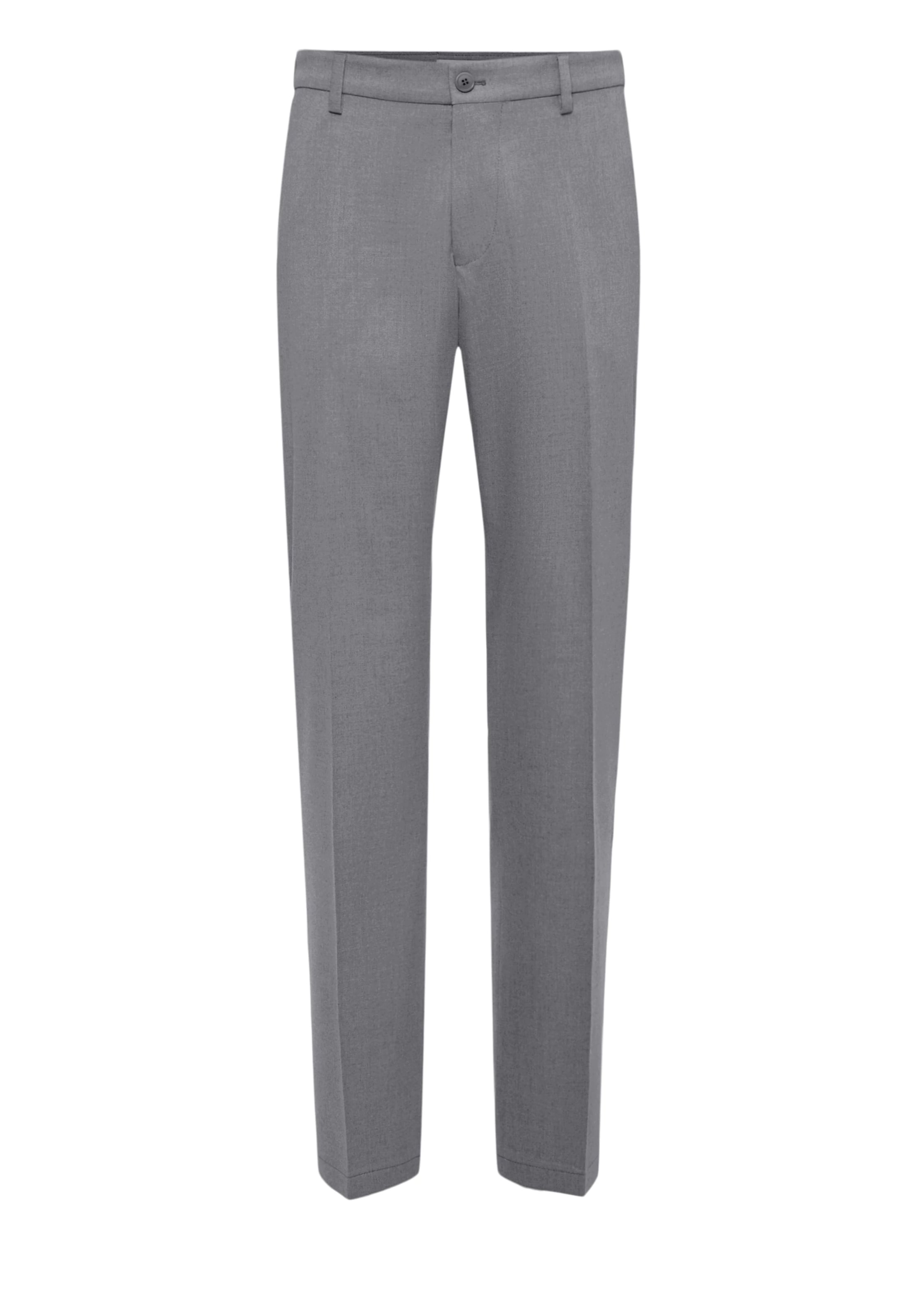 DRYKORN Slim fit Pleated Pants 'Ajend' in Grey: front