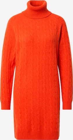 Polo Ralph Lauren Плетена рокля в оранжево: отпред