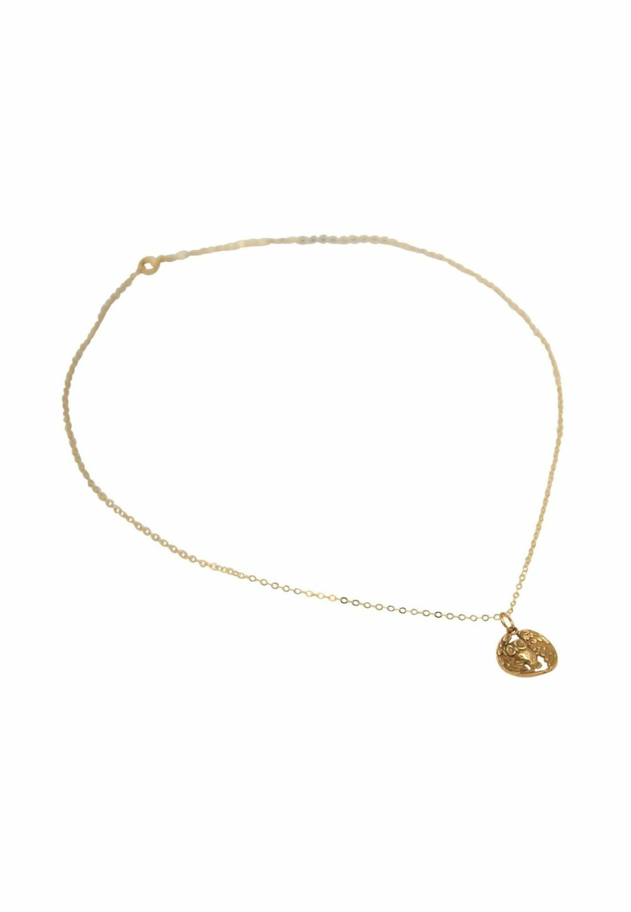 Gemshine Necklace in Gold: front