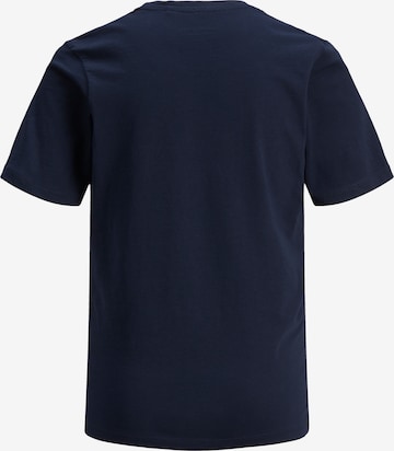 T-Shirt 'Ecorp' Jack & Jones Junior en bleu