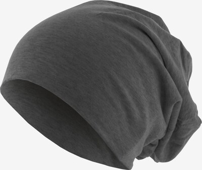 MSTRDS Bonnet 'Beanie' en gris chiné, Vue avec produit