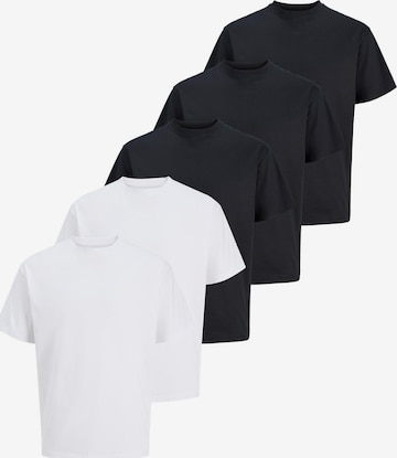 JACK & JONES Shirt 'Organic Relaxed' in Grey: front