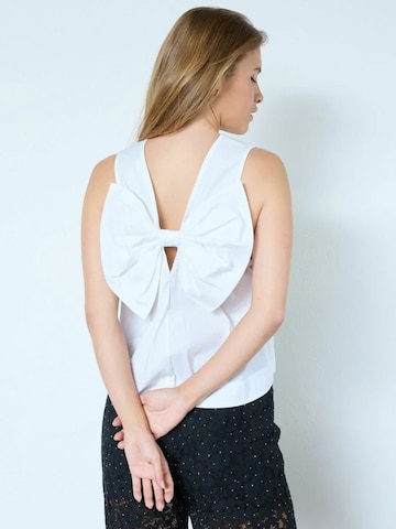 co'couture Top 'Sanna' in White: front