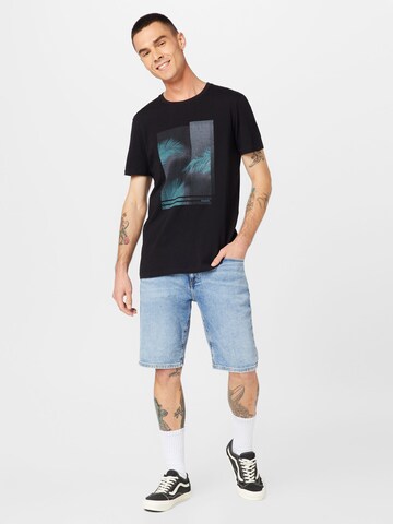 Ragwear T-Shirt 'VESPIO' in Schwarz
