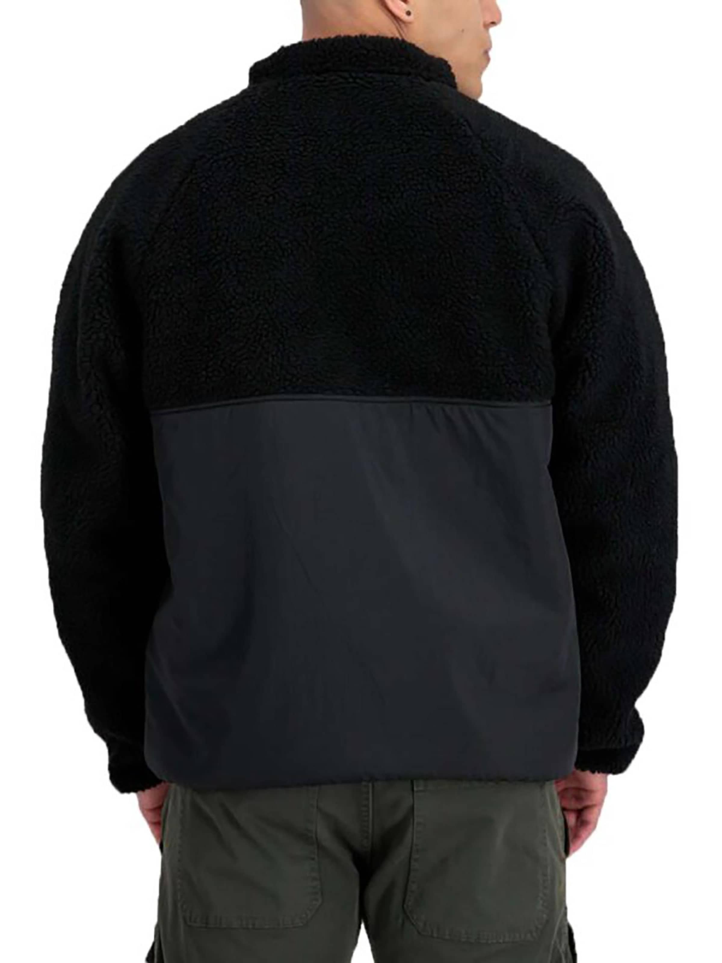 ALPHA INDUSTRIES Between-Season Jacket 'Anorak' in Black