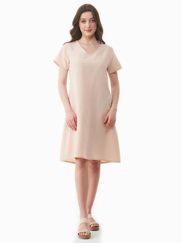 Organication Kleid in Beige: Vorderseite