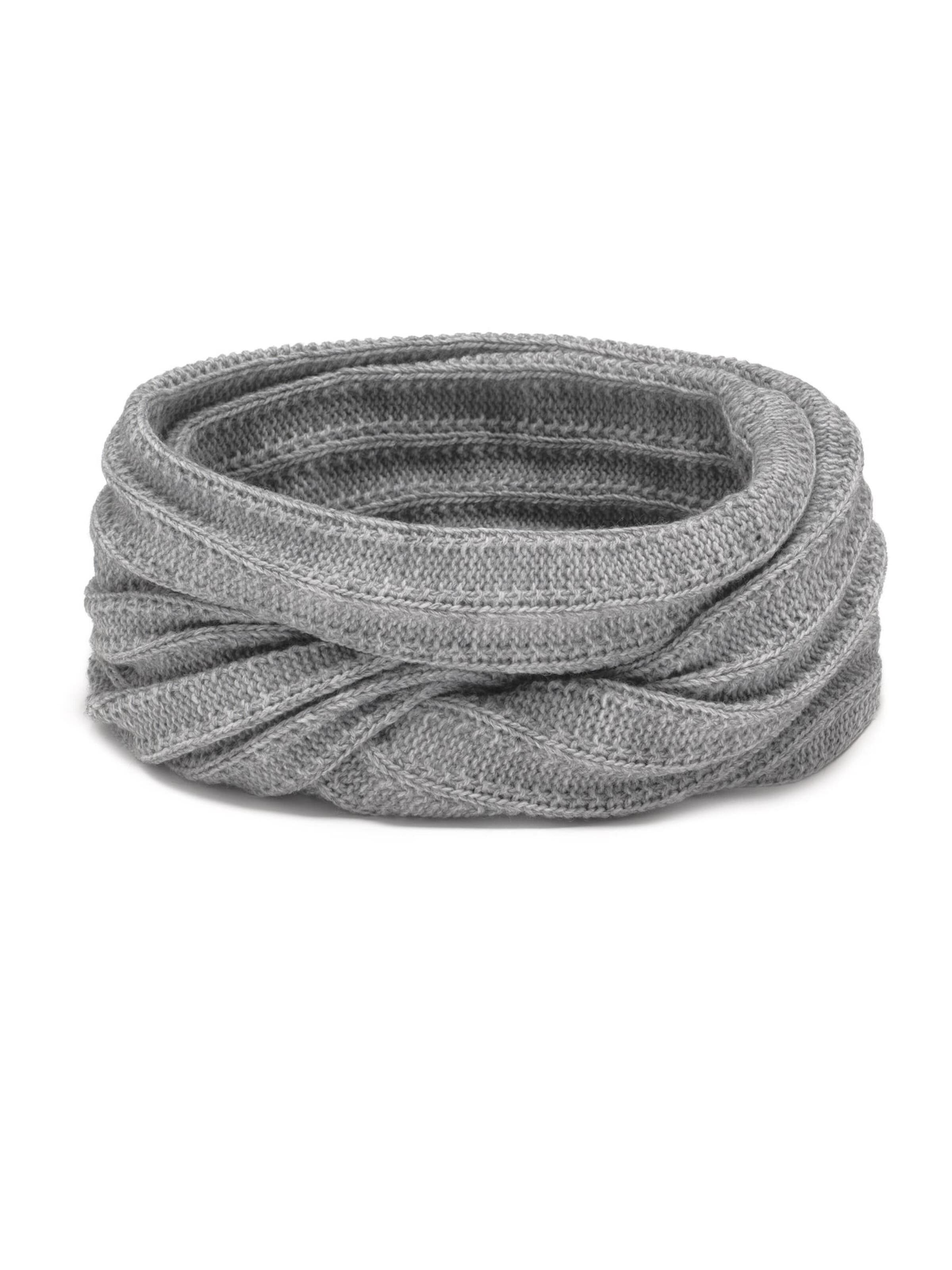 Vivisence Tube Scarf '7019S' in Grey: front