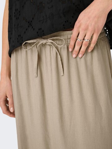 ONLY Skirt 'ONLCaro' in Beige